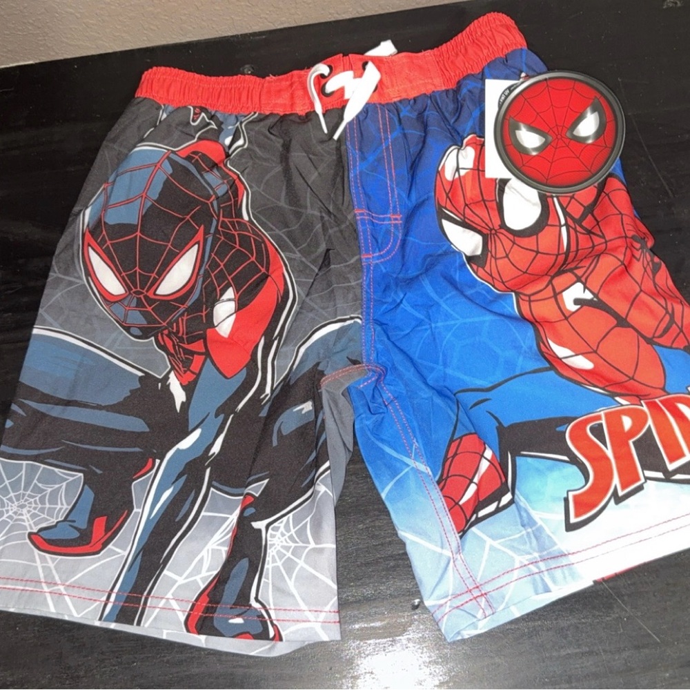 Spiderman Kids Swim Trunks - size L (10/12)